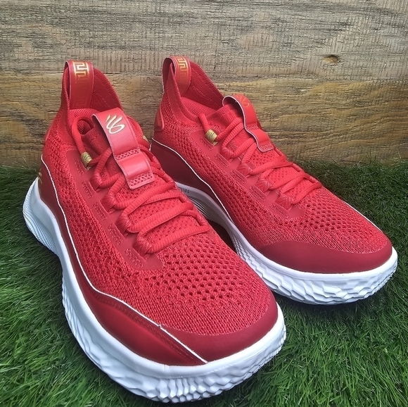 New Under Armour Curry Brand Curry Flow 8 'Chinese New Year'  Sz 6Y - Picture 2 of 12